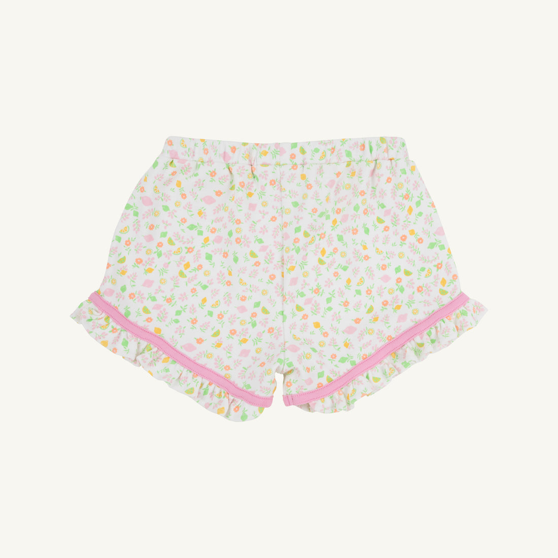 TBBC Shelby Anne Shorts: Citrus Style/Worth Ave White