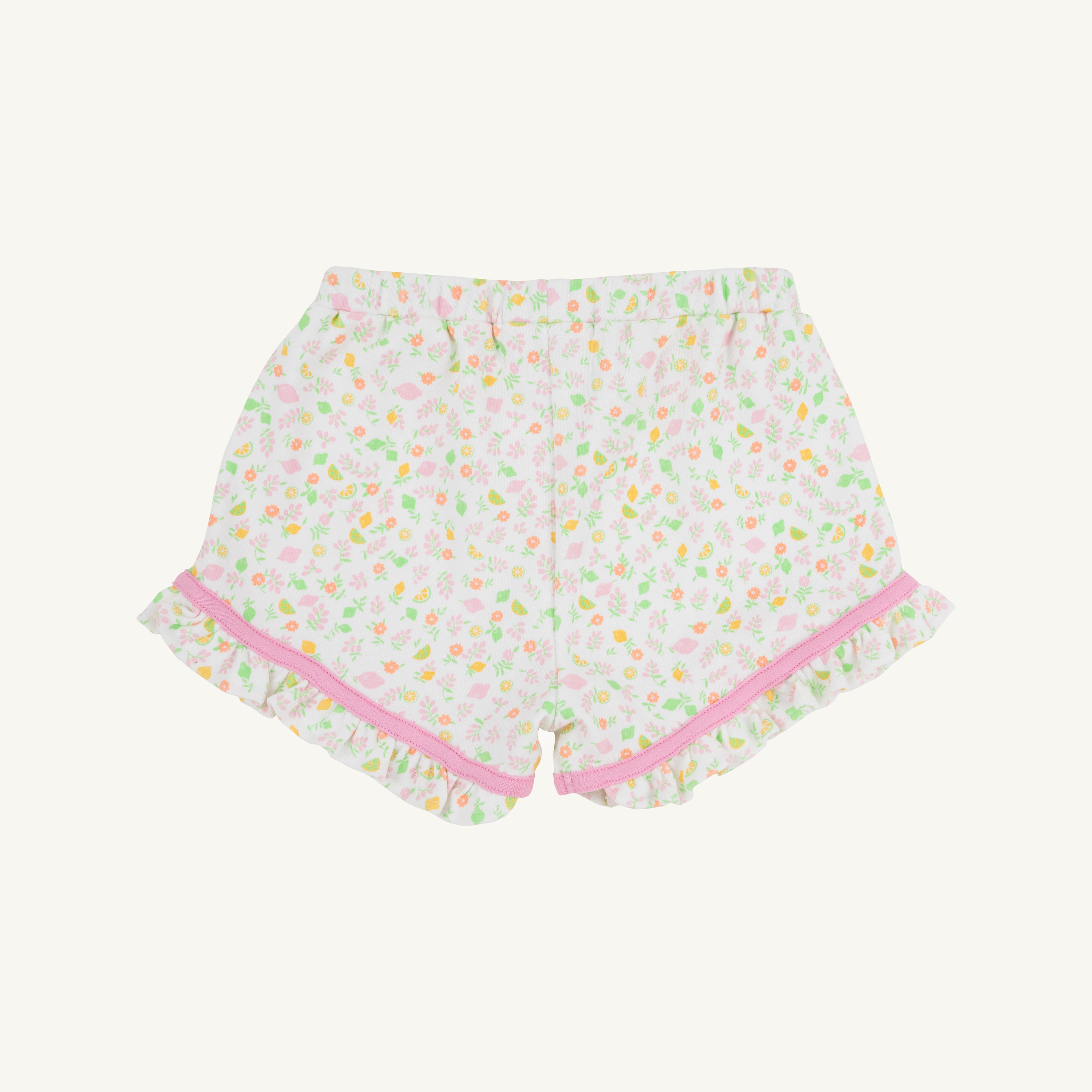 TBBC Shelby Anne Shorts: Citrus Style/Worth Ave White