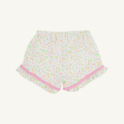TBBC Shelby Anne Shorts: Citrus Style/Worth Ave White