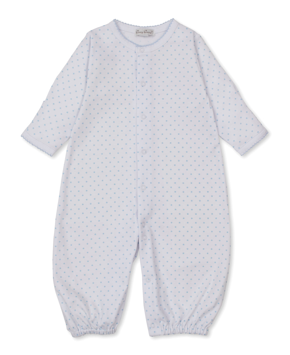 Teddy Bear Love Converter Gown: Light Blue Stars