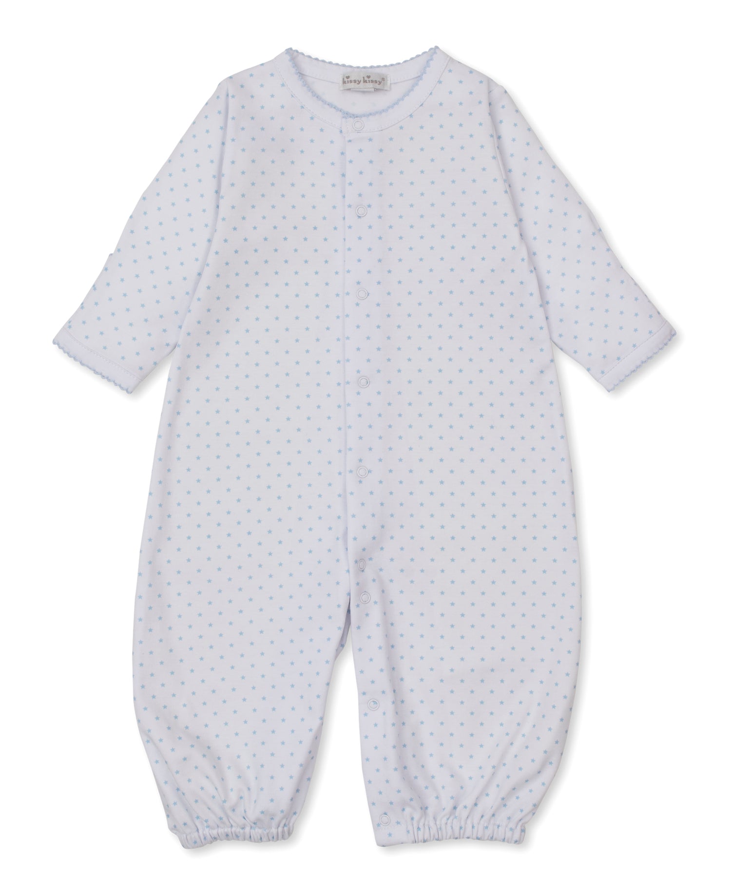 Teddy Bear Love Converter Gown: Light Blue Stars
