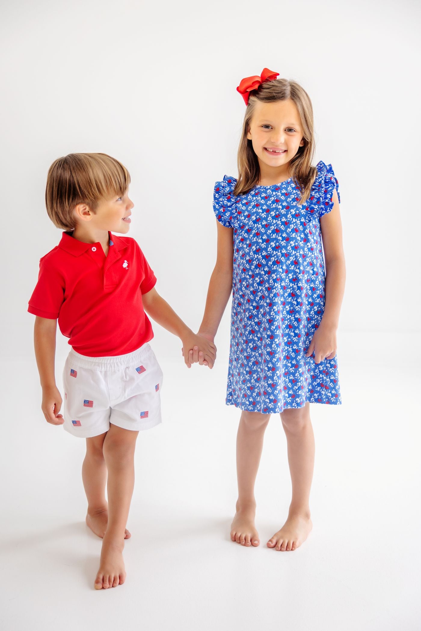TBBC Ruehling Ruffle Dress: Potomac Petals
