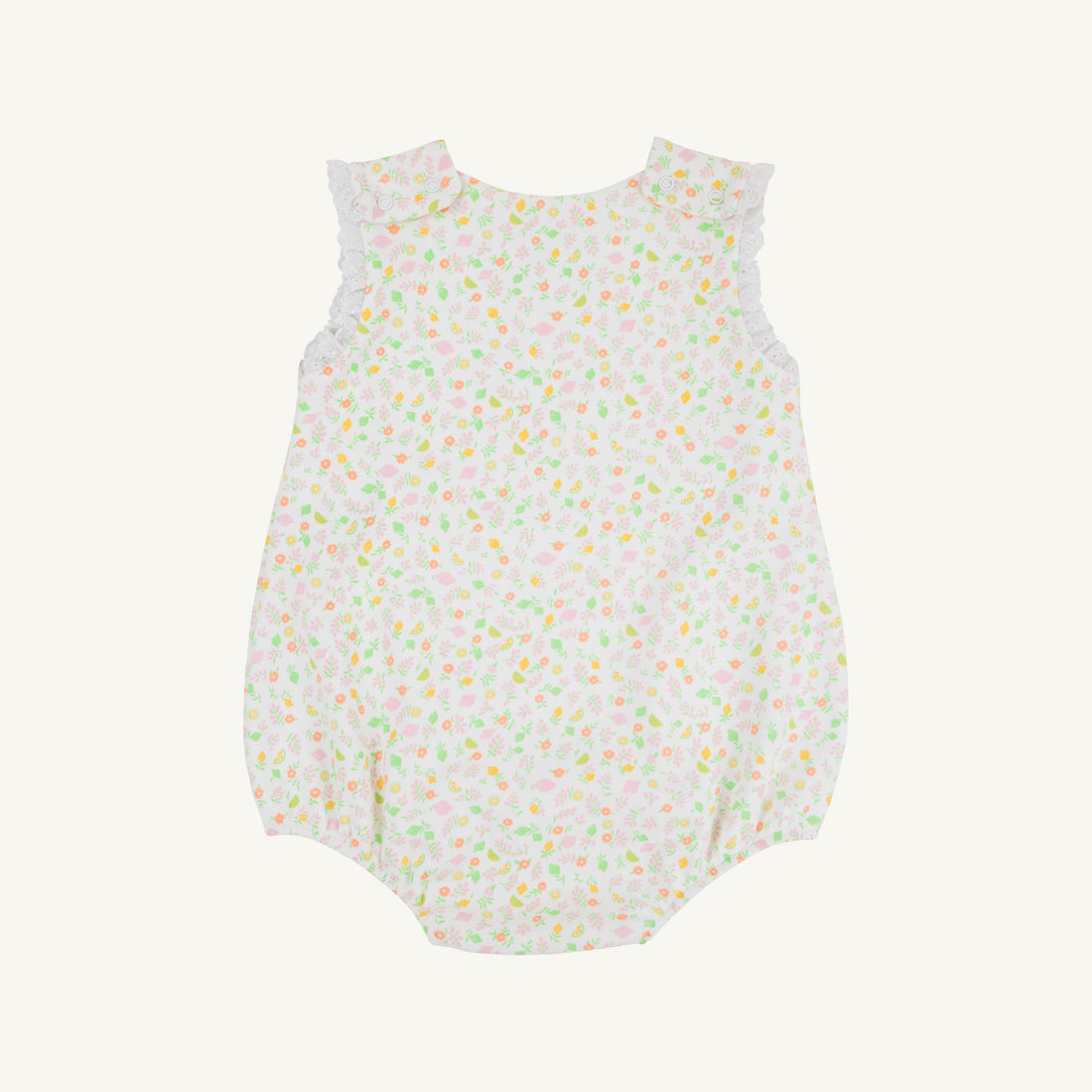 TBBC Heavy Weight Knit Brooksy Bubble: Citrus Style/Worth Ave White