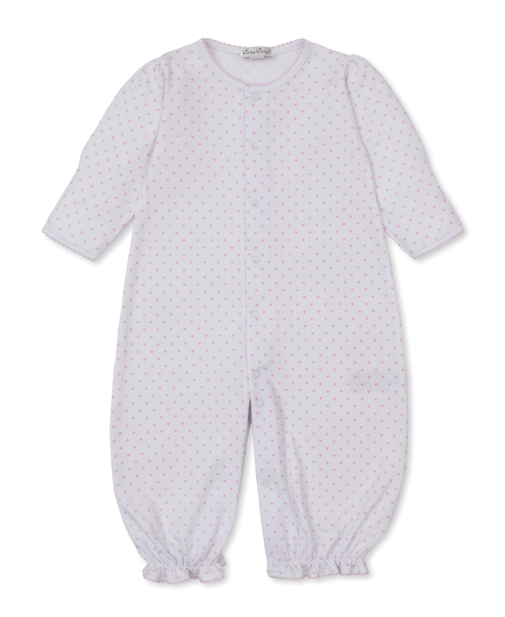 Teddy Bear Love Converter Gown: Light Pink Hearts