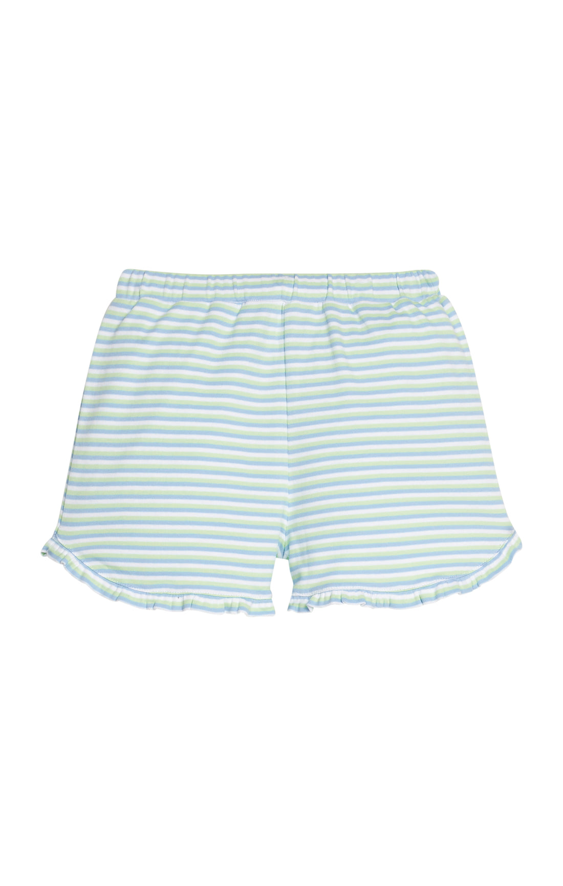 Tulip Knit Short: Greenview Stripe