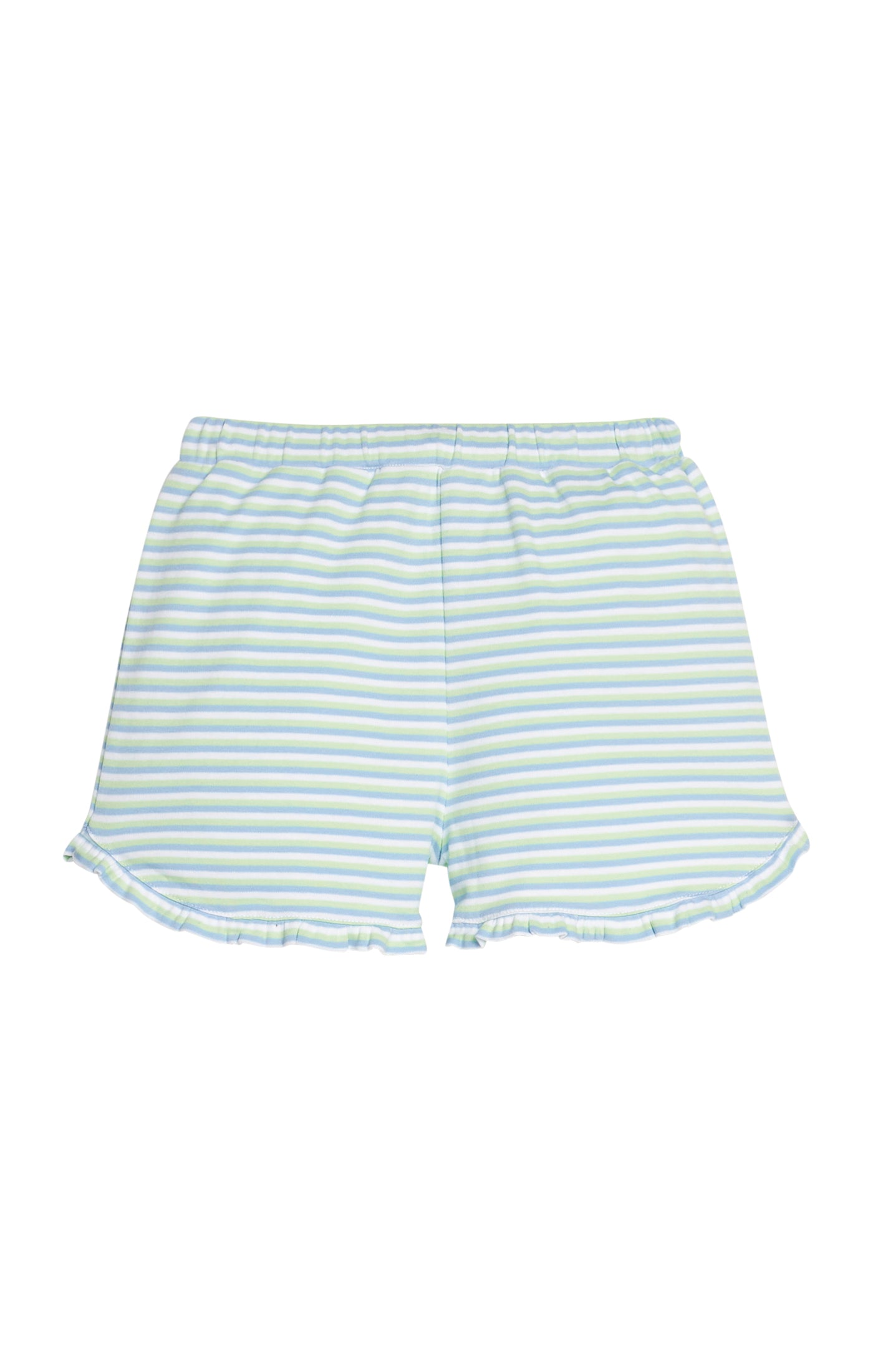 Tulip Knit Short: Greenview Stripe