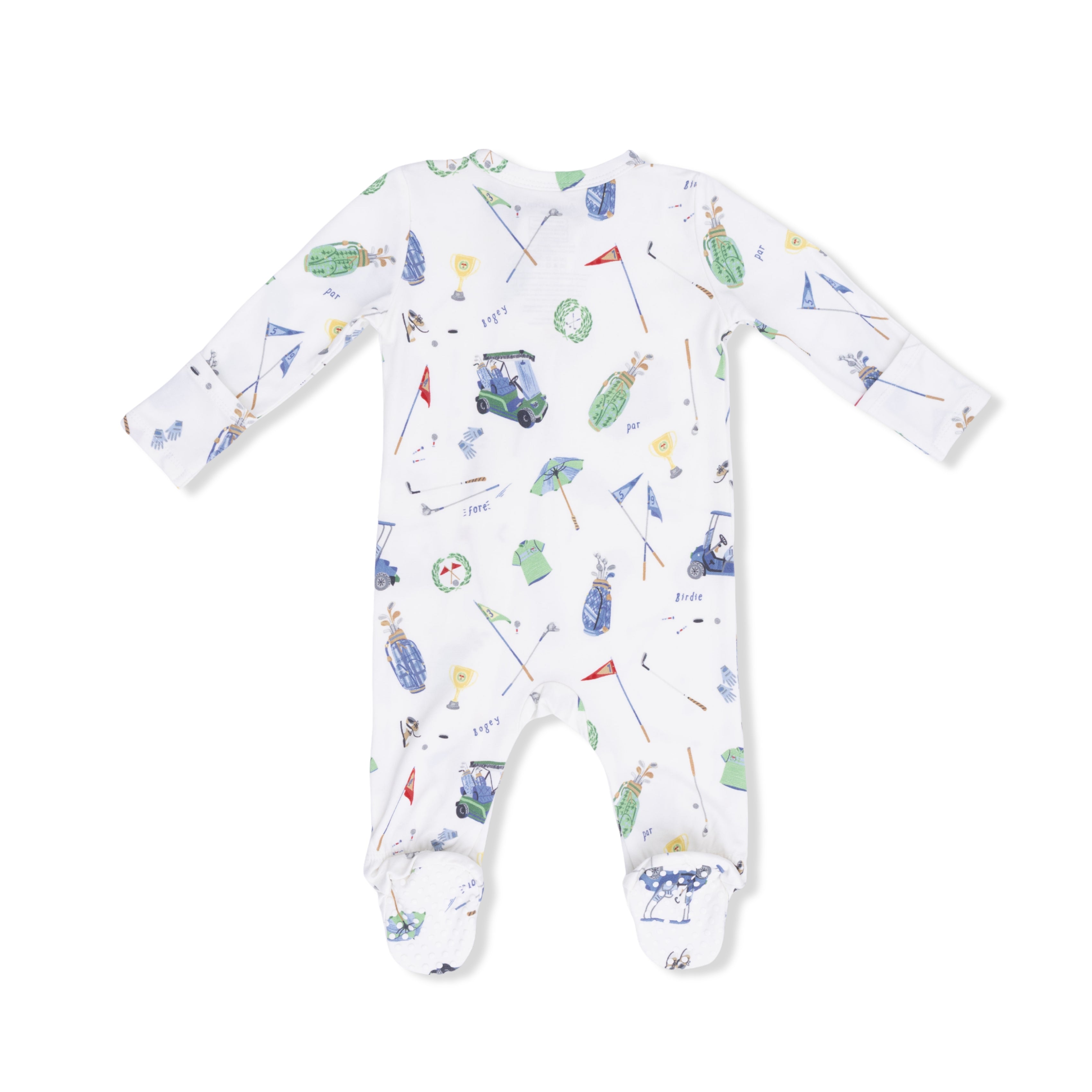 Golf Things 2 Way Zipper Footie