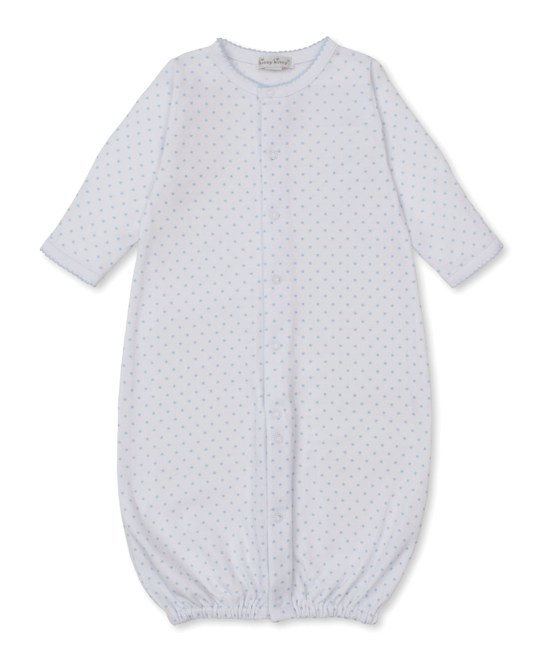 Teddy Bear Love Converter Gown: Light Blue Stars