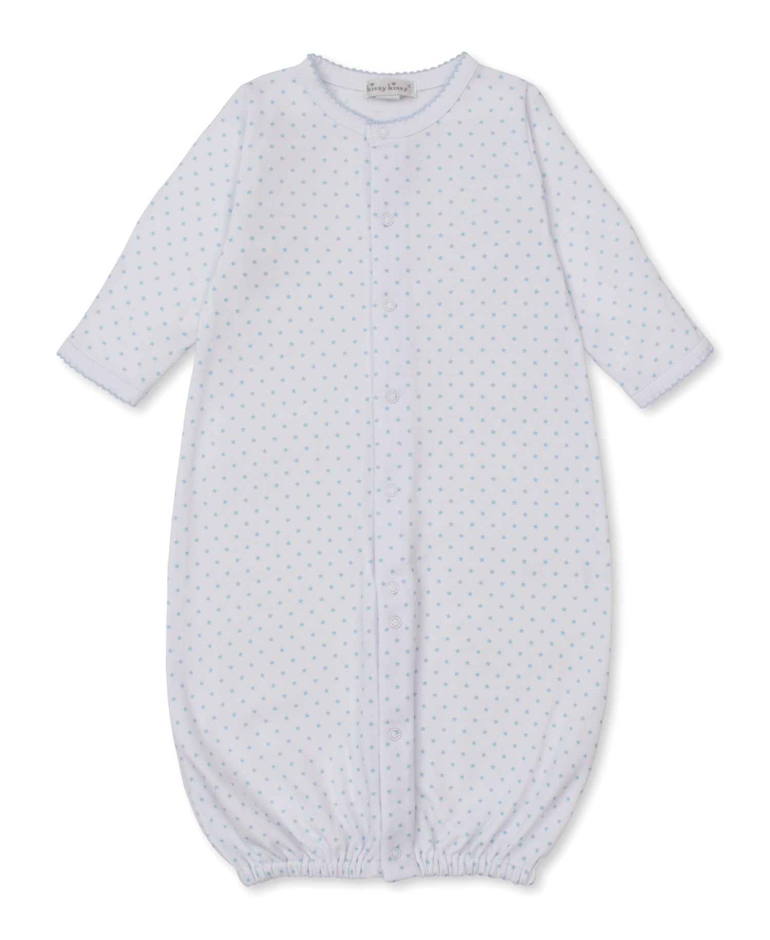 Teddy Bear Love Converter Gown: Light Blue Stars
