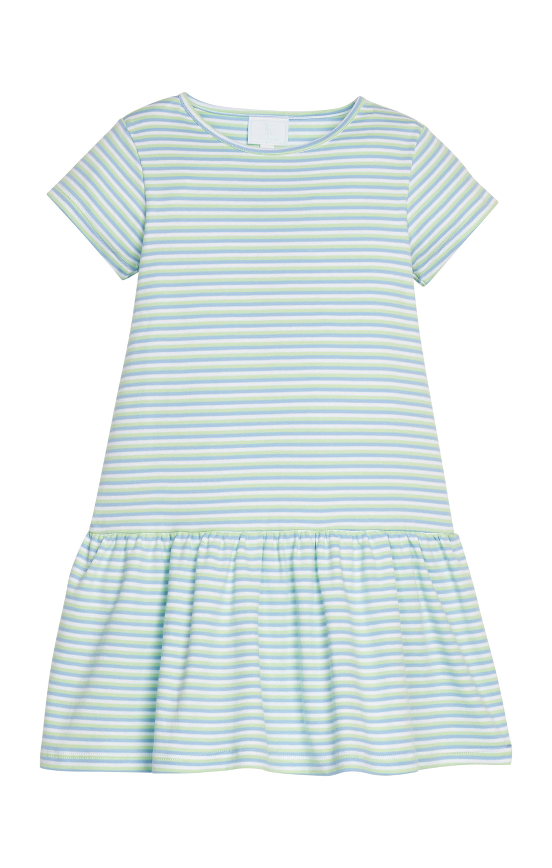 Kari T- Shirt Dress: Greenview Stripe