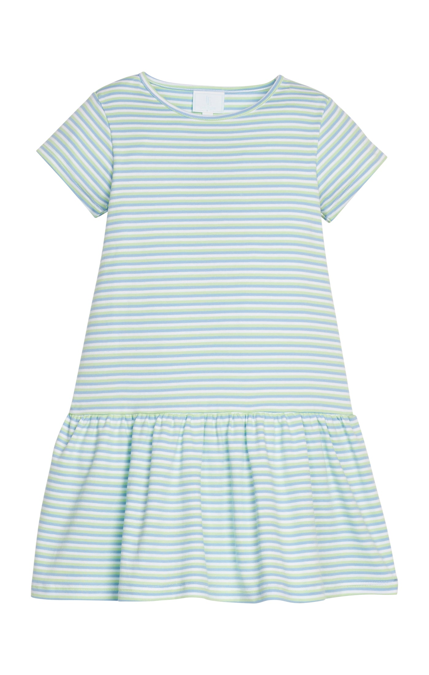 Kari T- Shirt Dress: Greenview Stripe