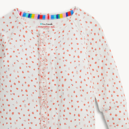 Apple Blossom Magnetic Modal Ruffle Convertible Coverall