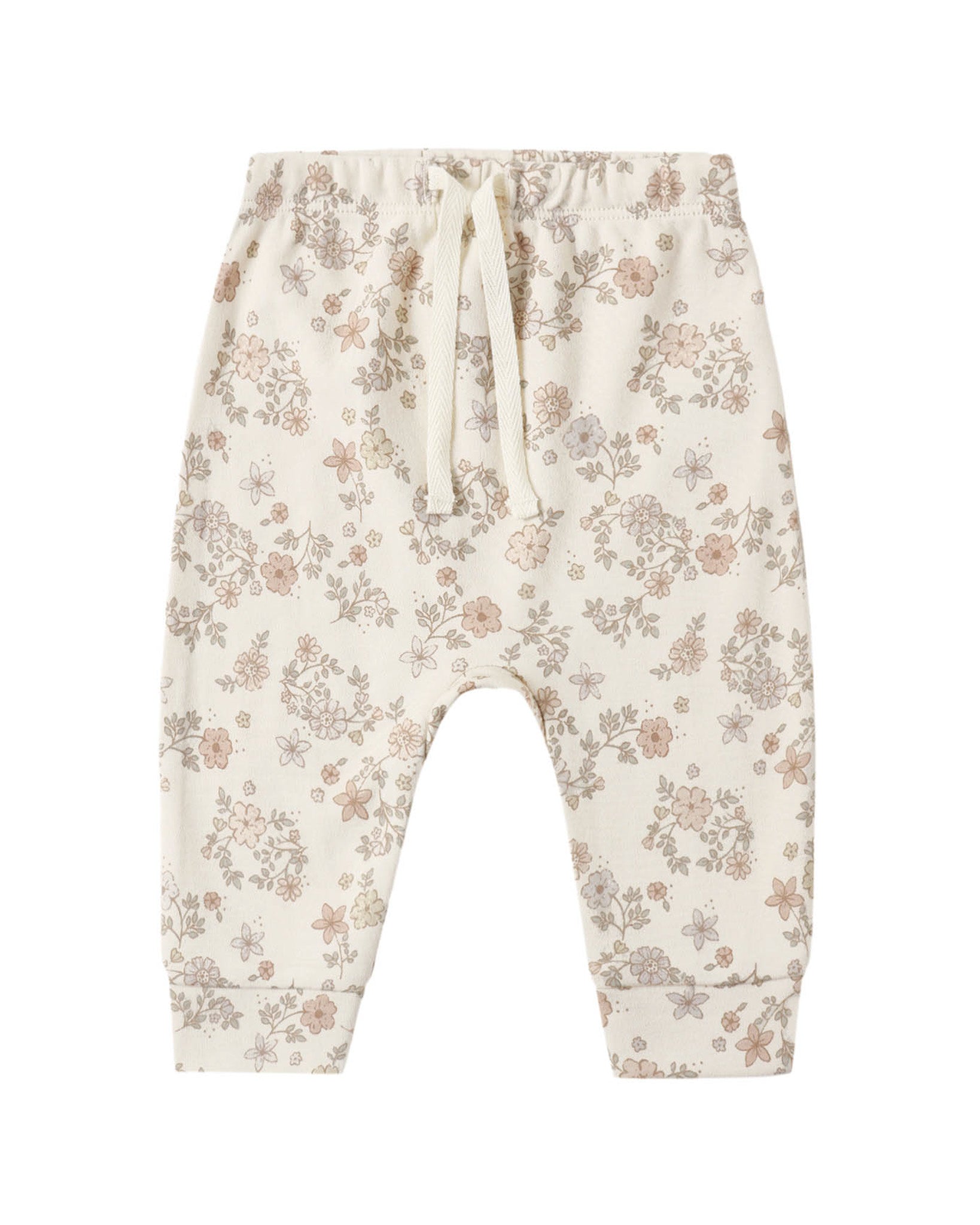 Drawstring Pant: Floral Vine