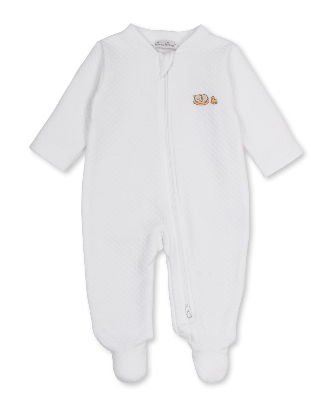 Beary Blessed Embroidered Jacquard Footie