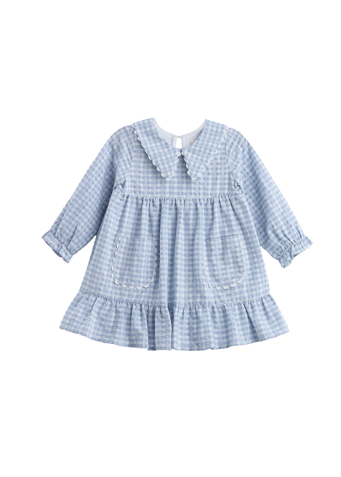 Ella Rae Dress: Light Blue Gingham