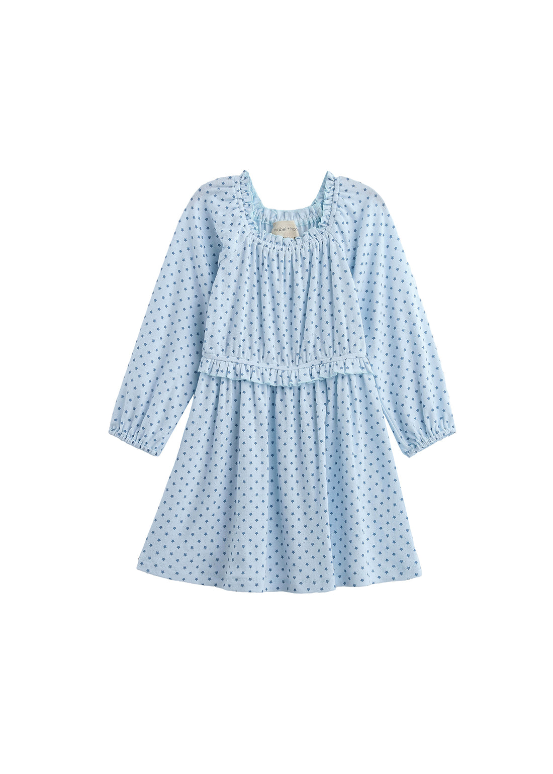 Luna Bella Dress: Blue Stars