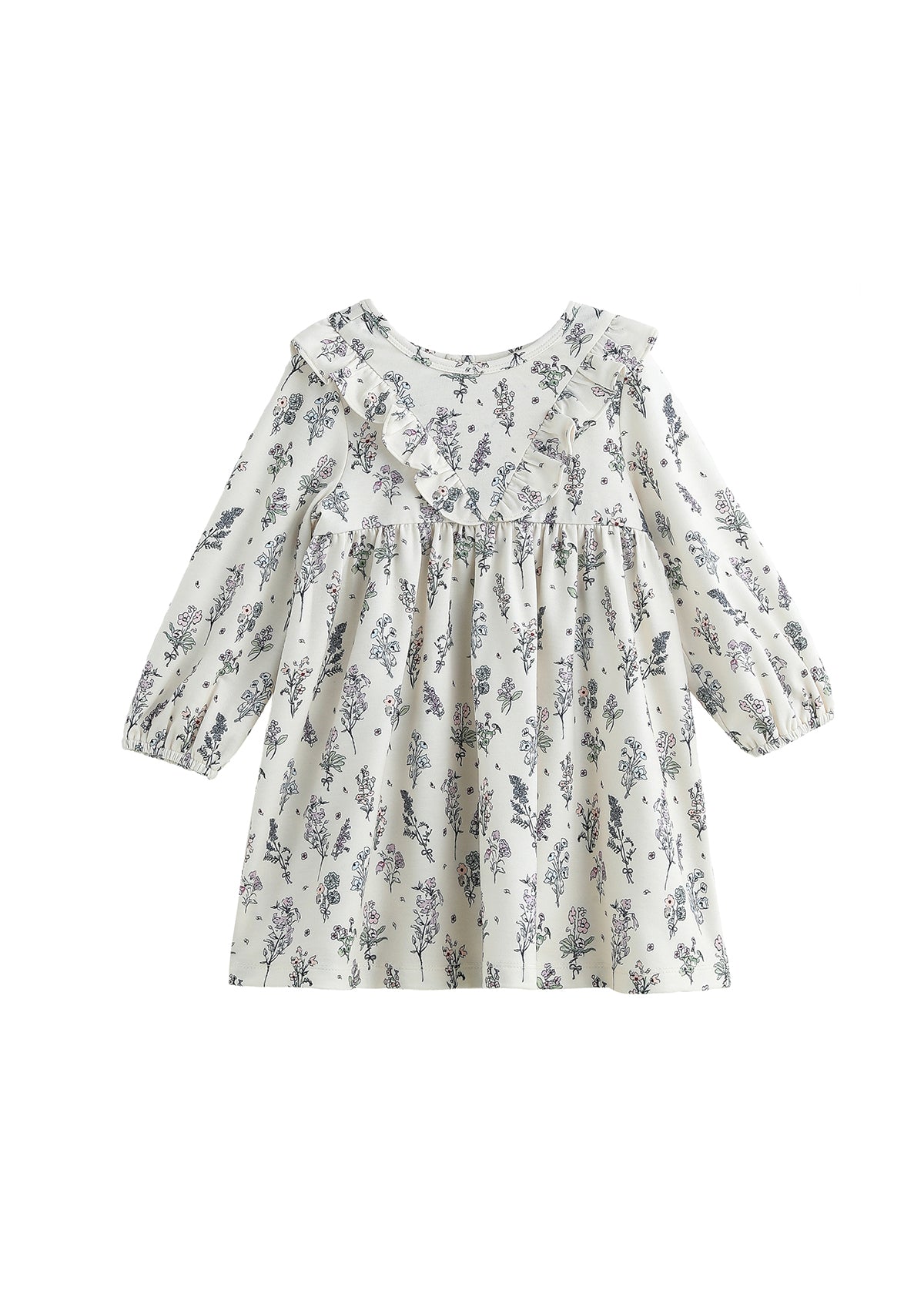 Gracie Dress: Purple Floral