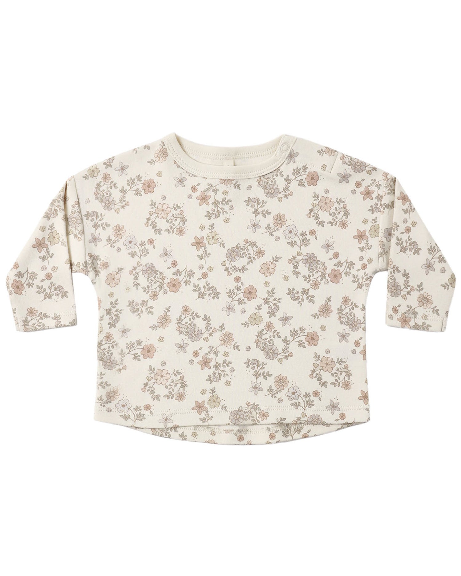 Long Sleeve Tee: Floral Vine