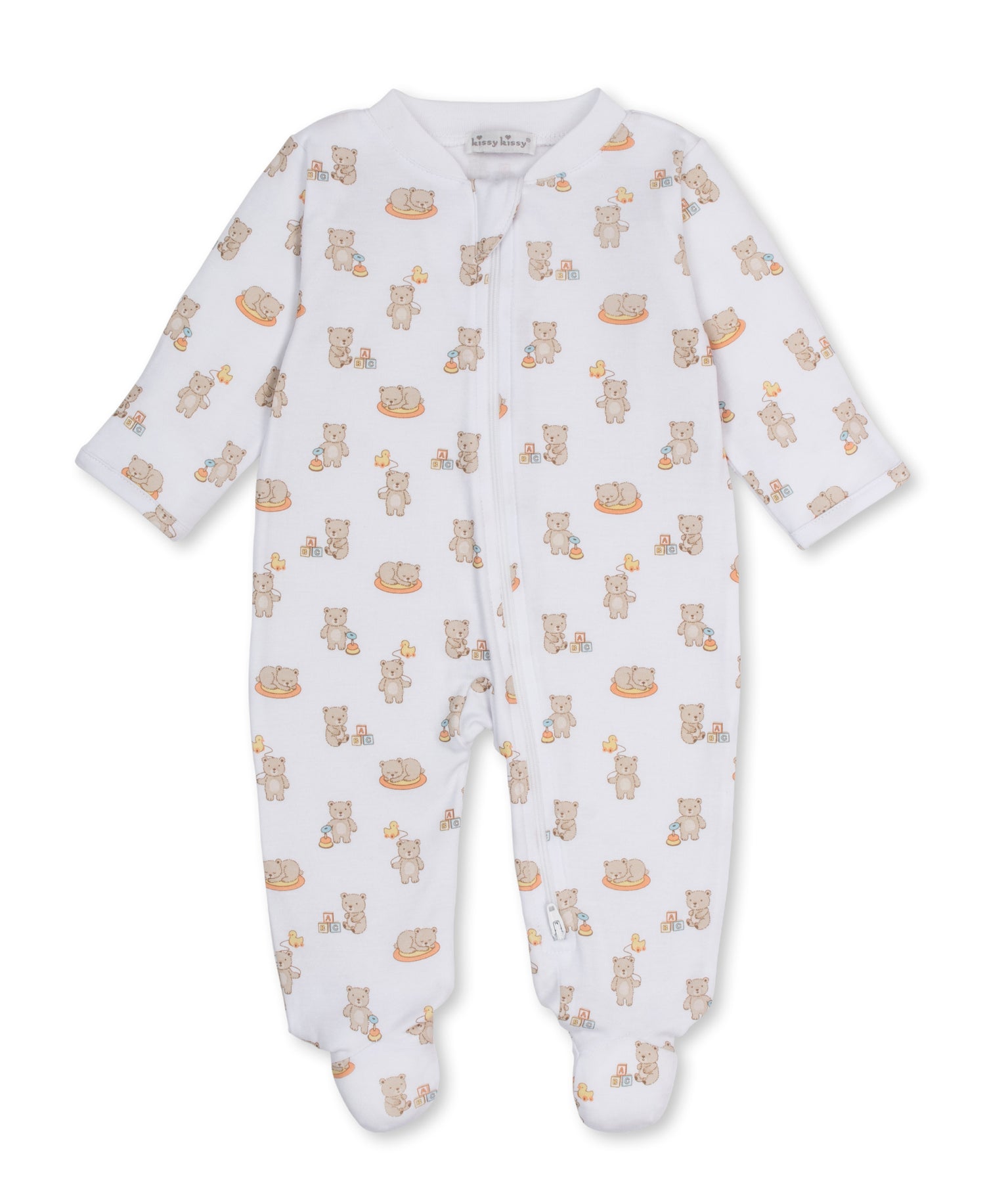 Beary Blessed Zipper Footie