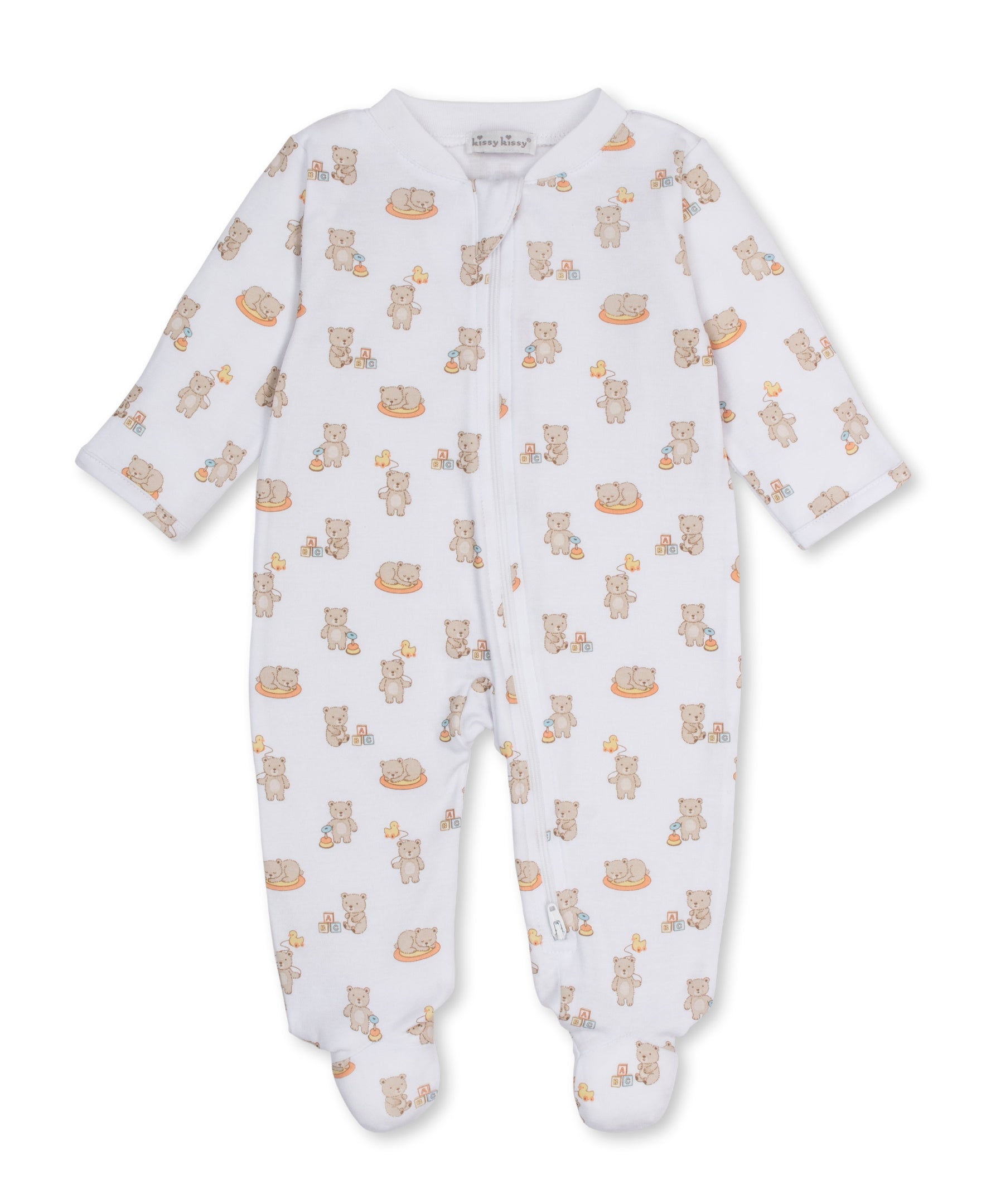 Beary Blessed Zipper Footie
