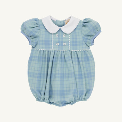 TBBC Cindy Lou Bubble- Woven Yarn: Audubon Park Plaid/Worth Ave White
