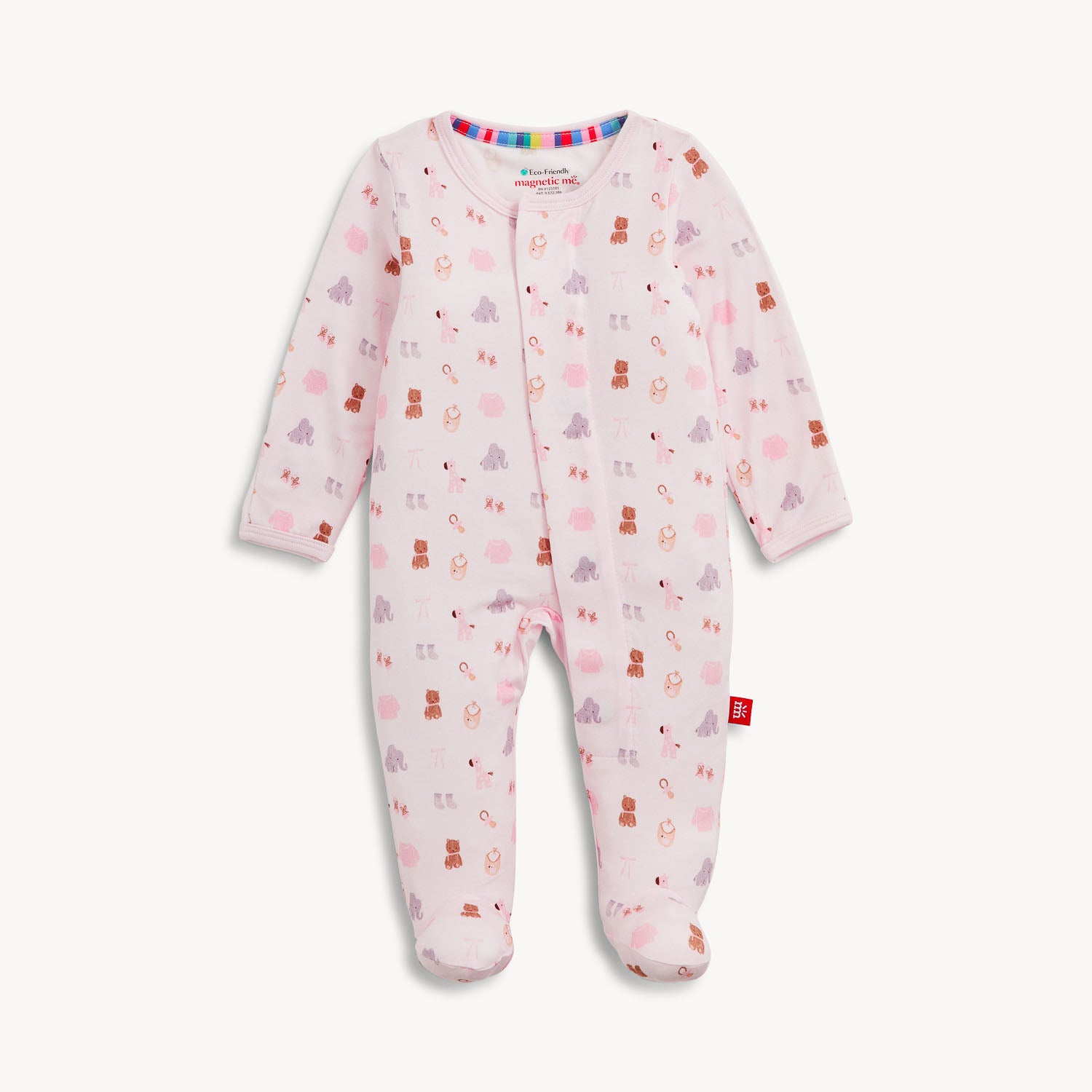 Nursery Nostalgia Magnetic Modal Footie: Pink