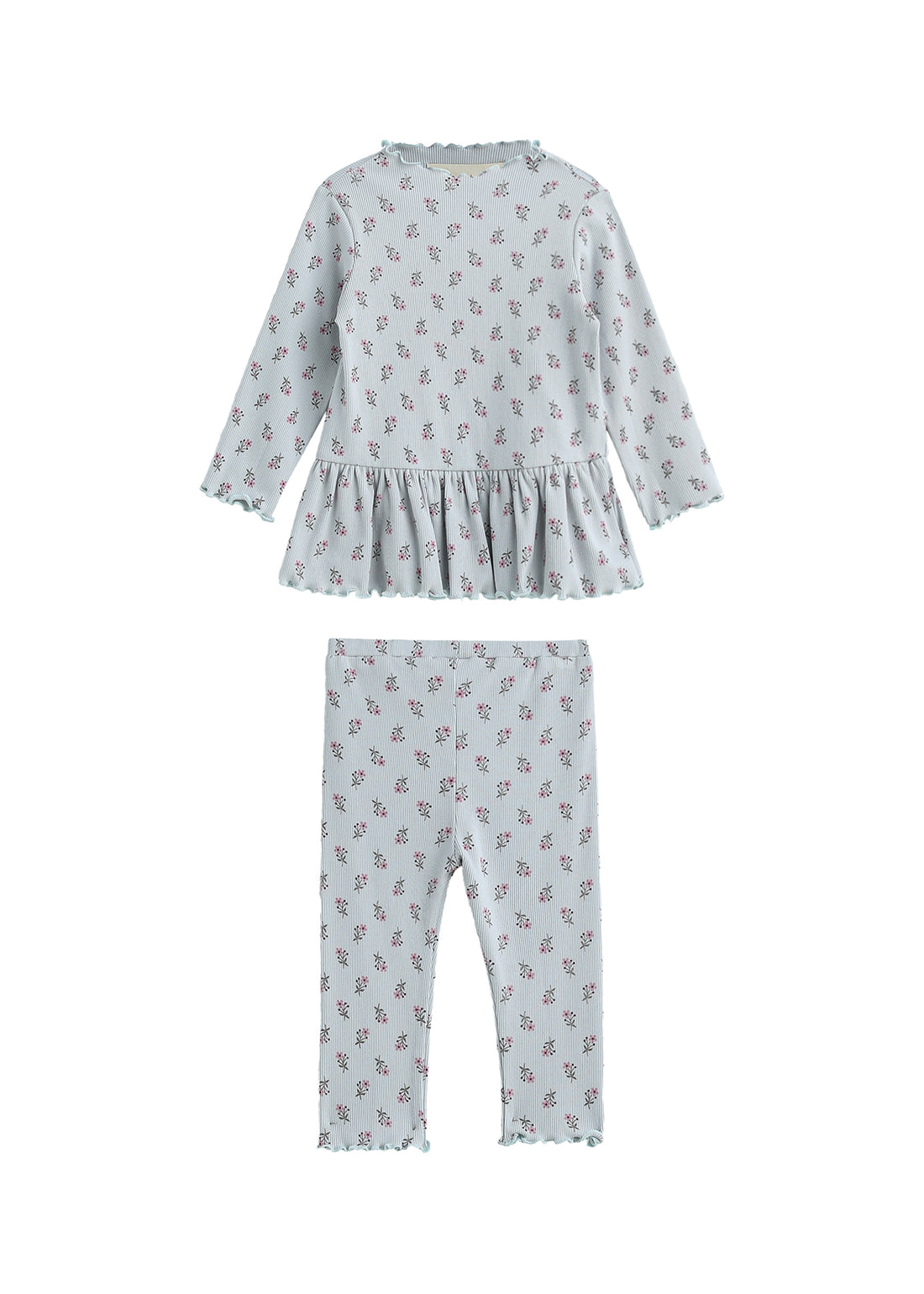 Petite Petals 2-Piece Pant Set