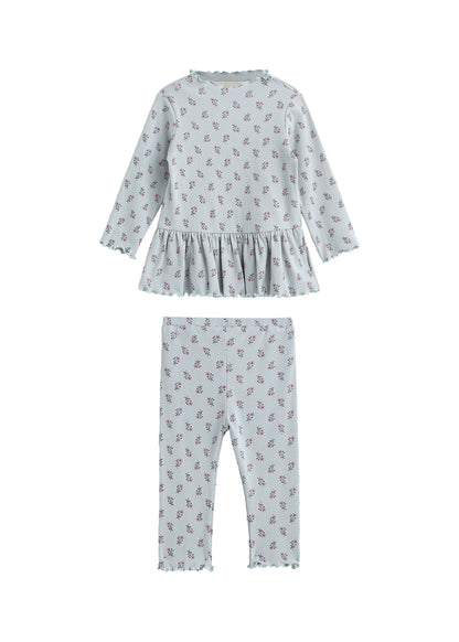 Petite Petals 2-Piece Pant Set