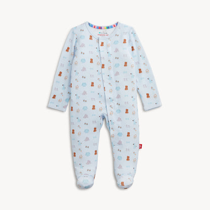 Nursery Nostalgia Magnetic Modal Footie: Blue