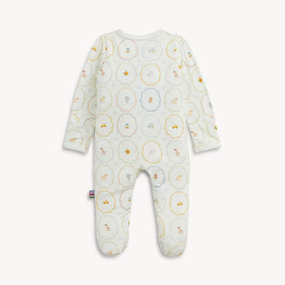 Nursery Magic Magnetic Modal Footie: Cream
