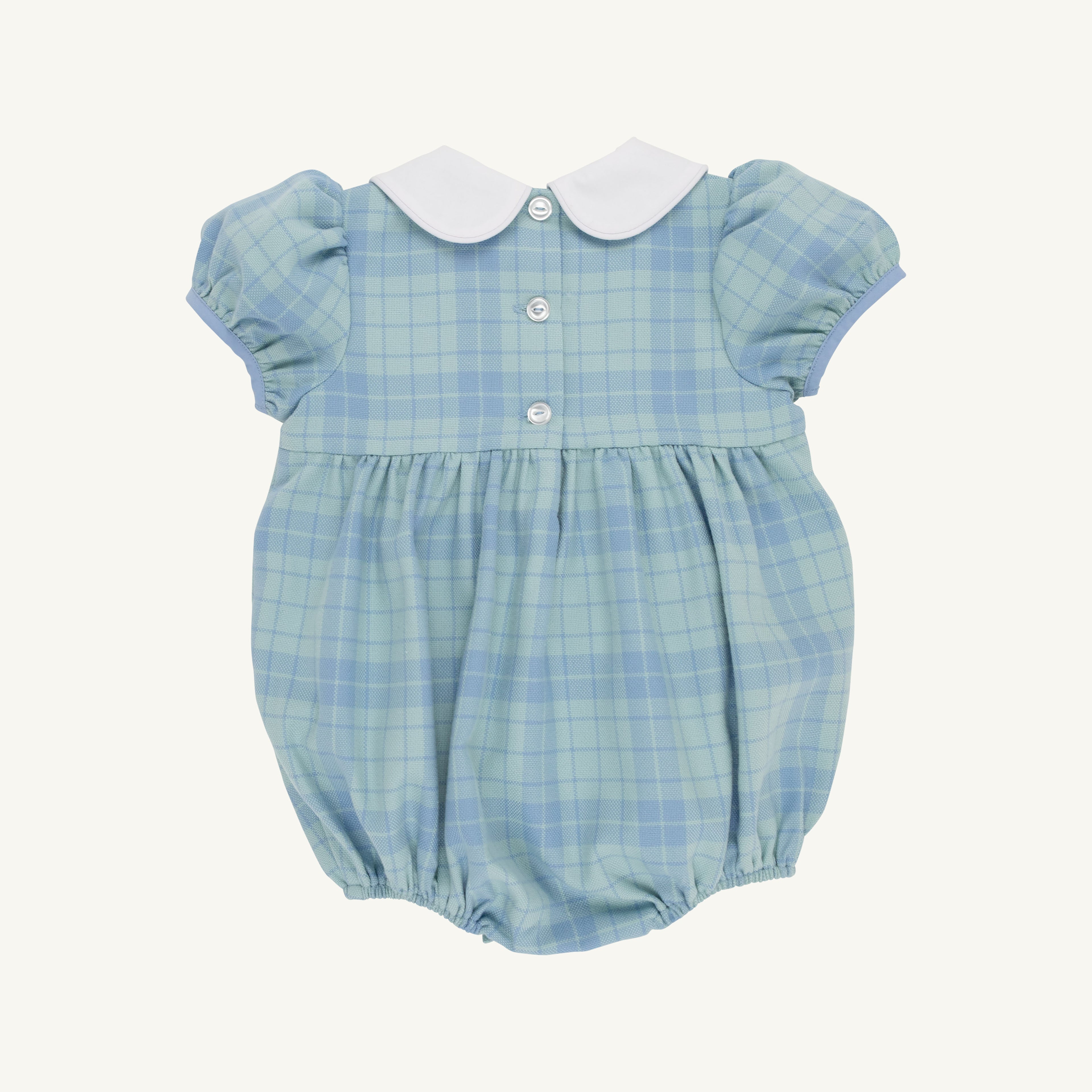 TBBC Cindy Lou Bubble- Woven Yarn: Audubon Park Plaid/Worth Ave White