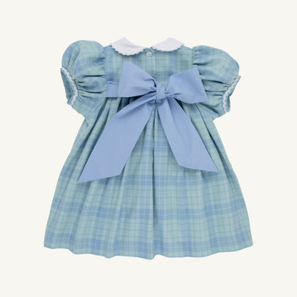 TBBC Mary Dal Dress - Woven Yarn: Audubon Park Plaid/Sarasota Sky