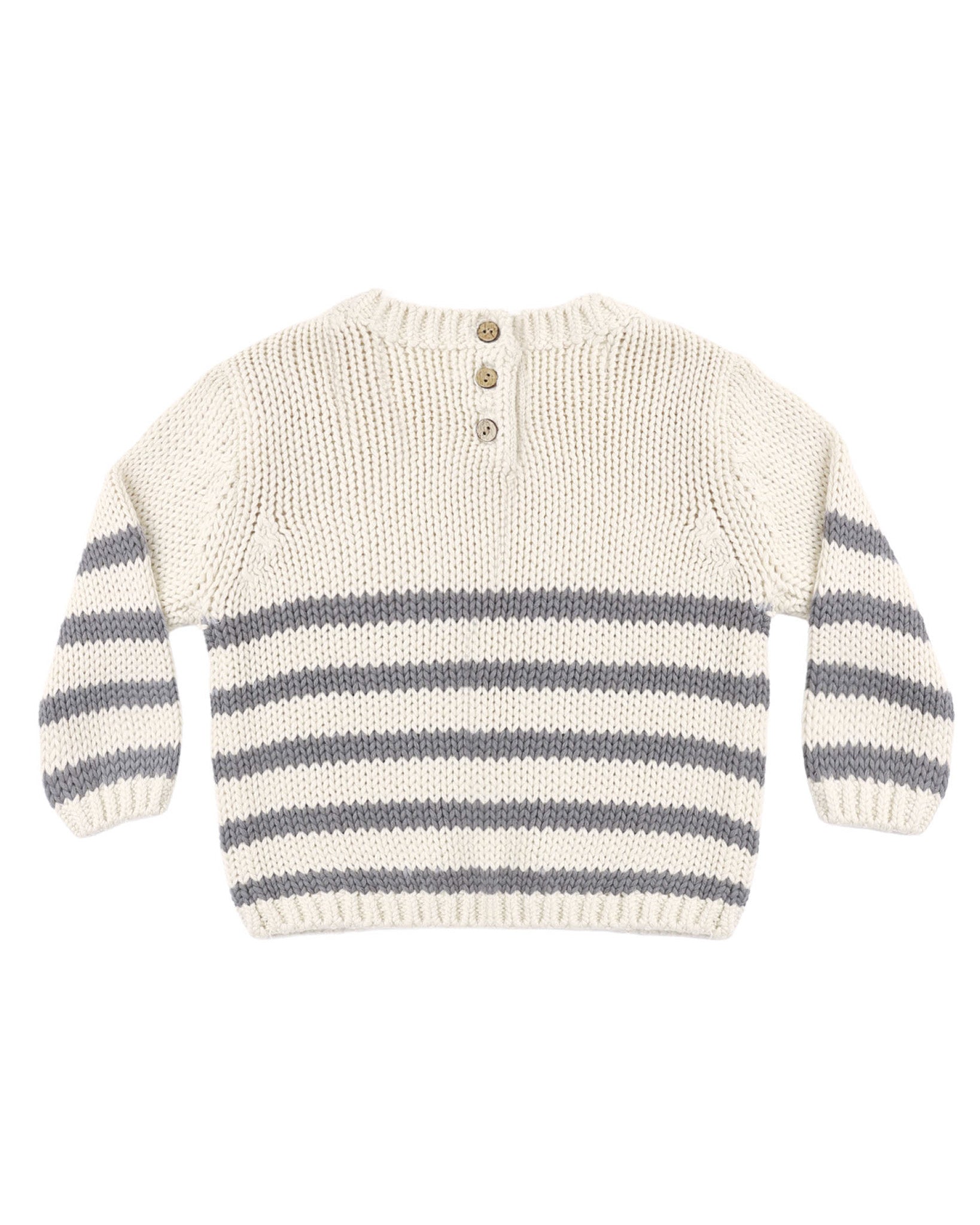 Rex Sweater: Slate Stripe