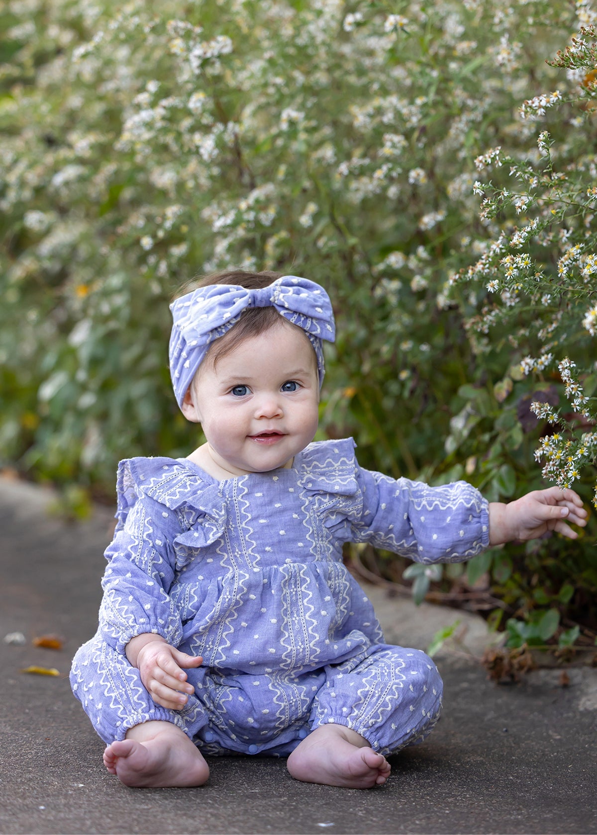 Lane Romper: Lavender