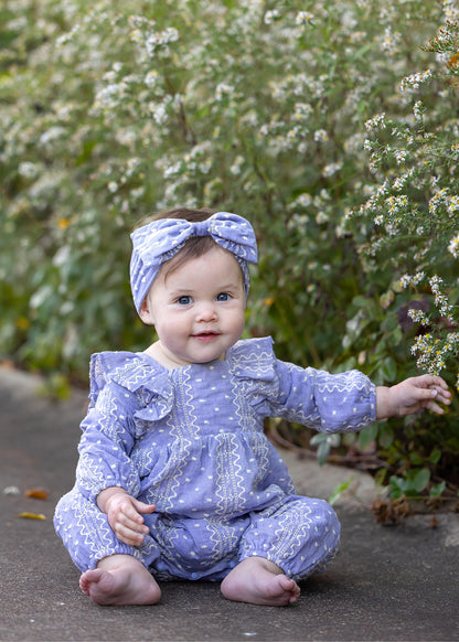 Lane Romper: Lavender