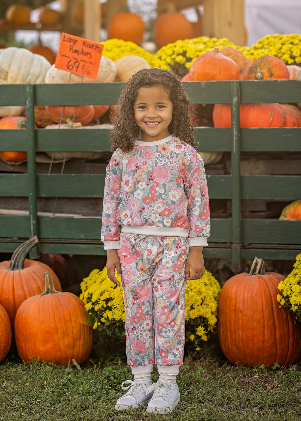 Eliza Pant Set: Pink Floral