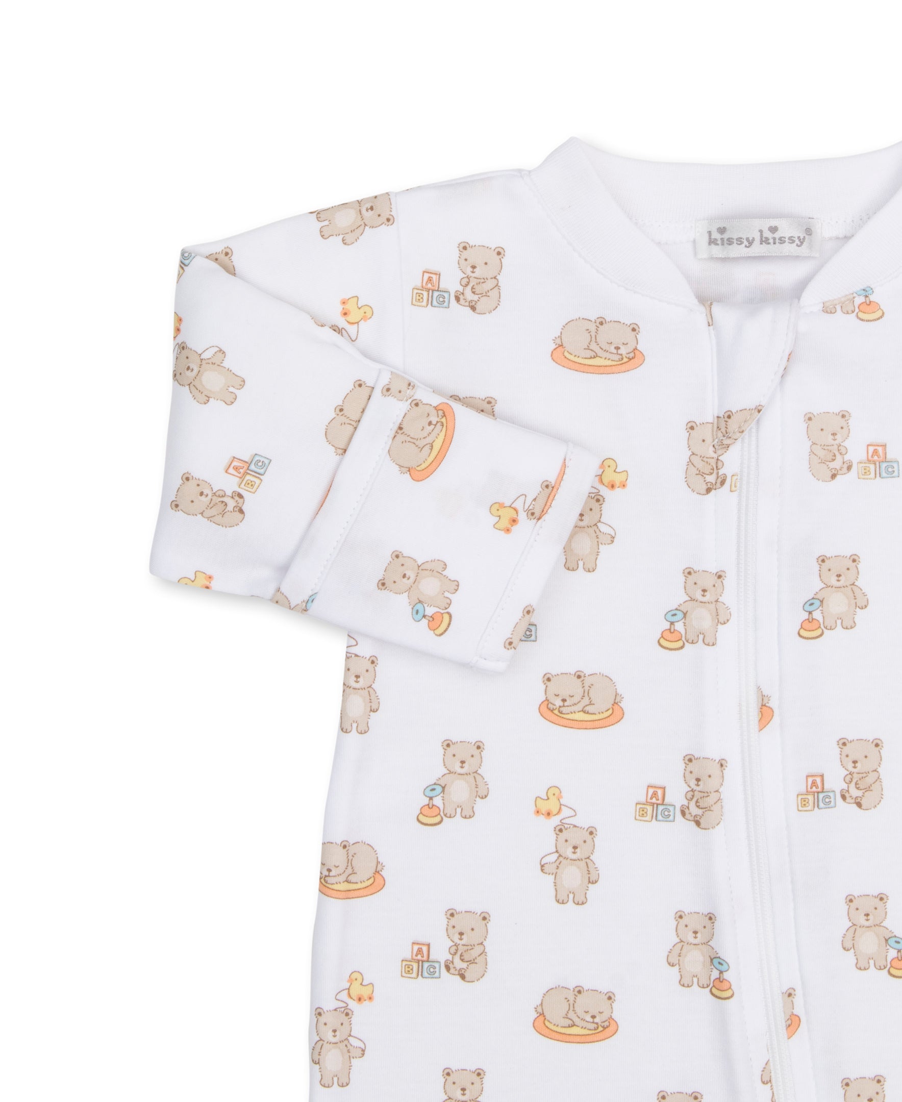 Beary Blessed Zipper Footie