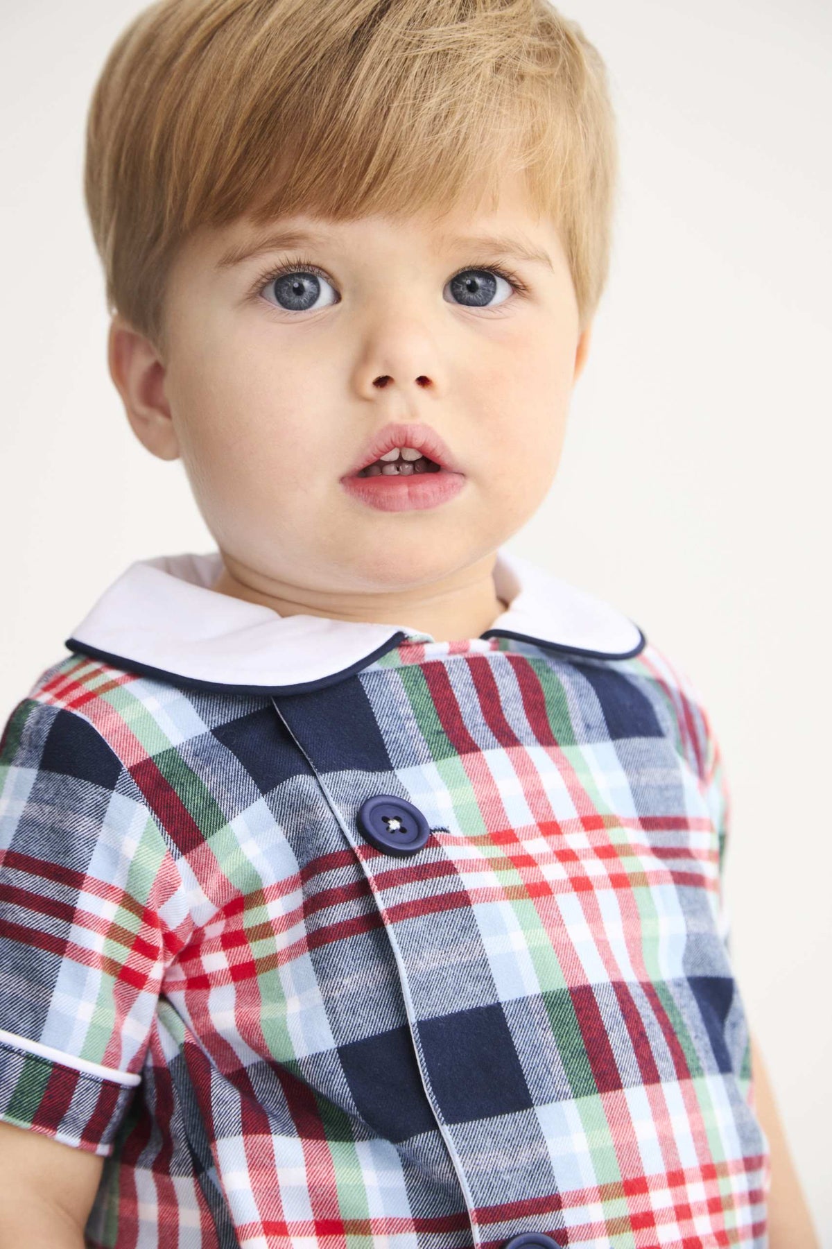 TBBC Brock Bubble- Flannel: Covington Cottage Plaid/Worth Ave White