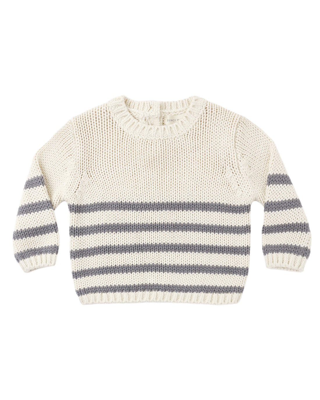 Rex Sweater: Slate Stripe