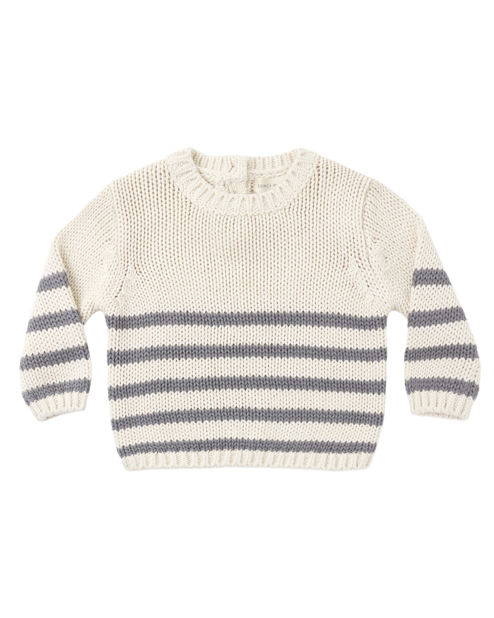Rex Sweater: Slate Stripe