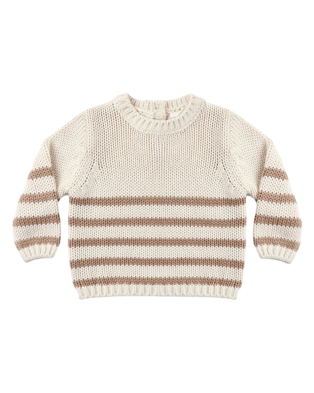 Rex Sweater: Almond Stripe