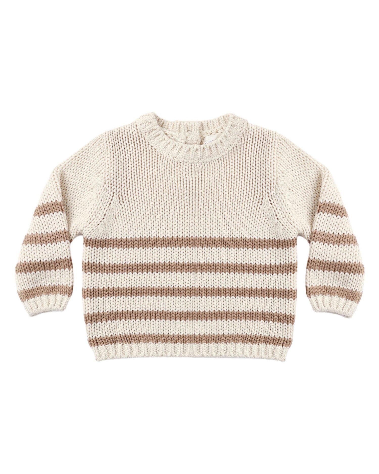 Rex Sweater: Almond Stripe