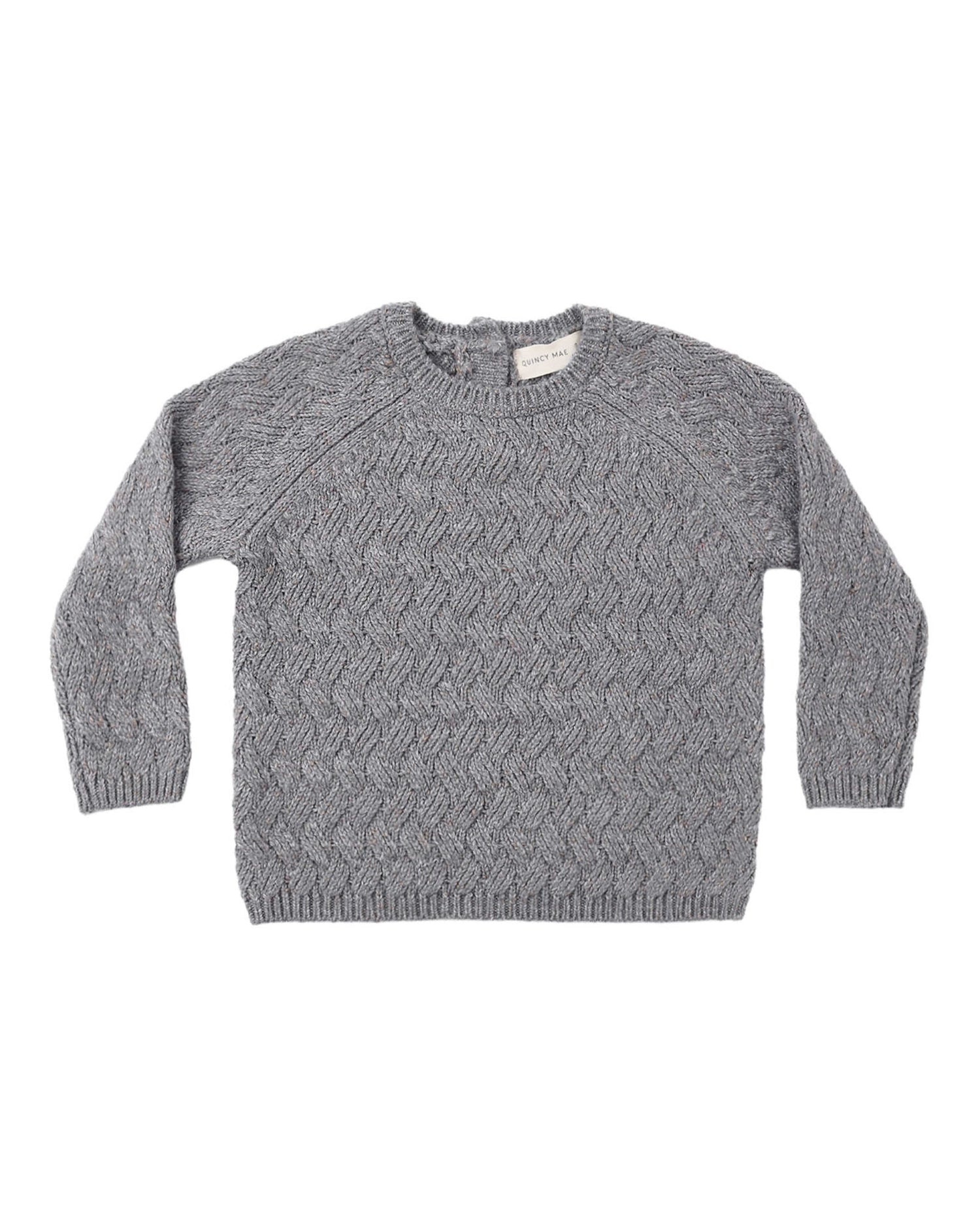 Knit Sweater: Heathered Slate