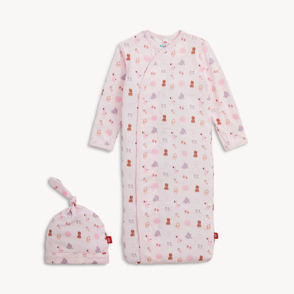 Nursery Nostalgia Magnetic Modal Gown + Hat Set: Pink