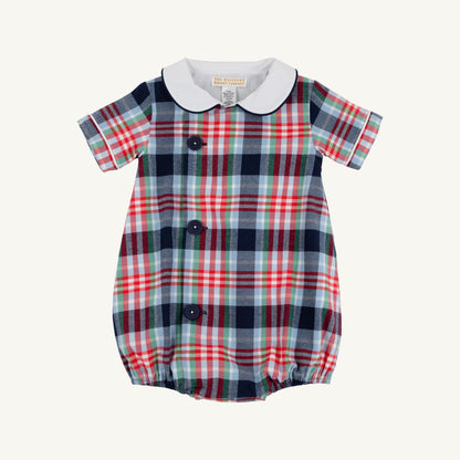 TBBC Brock Bubble- Flannel: Covington Cottage Plaid/Worth Ave White