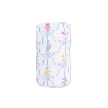 Ribbon Bouquets Swaddle Blanket