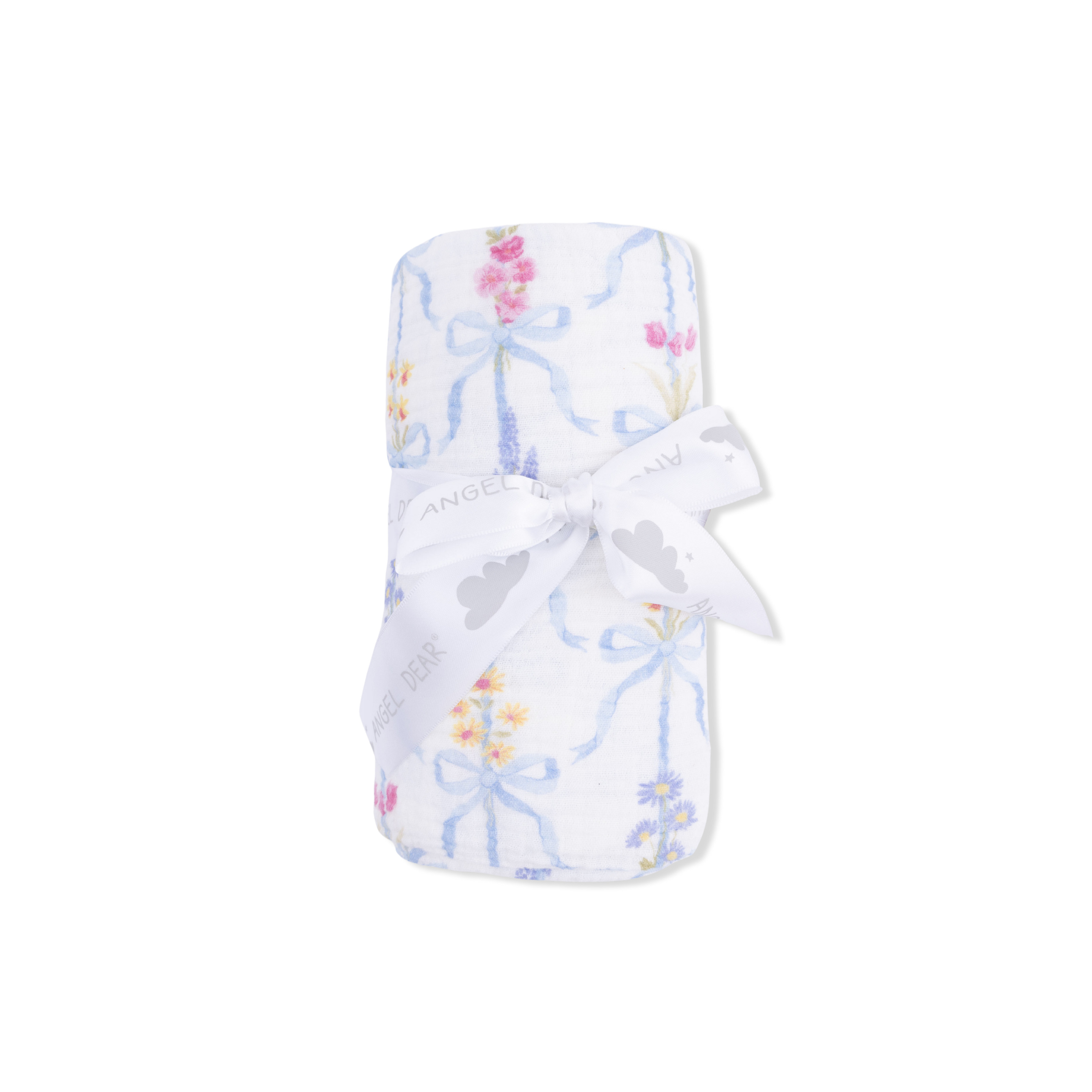 Ribbon Bouquets Swaddle Blanket