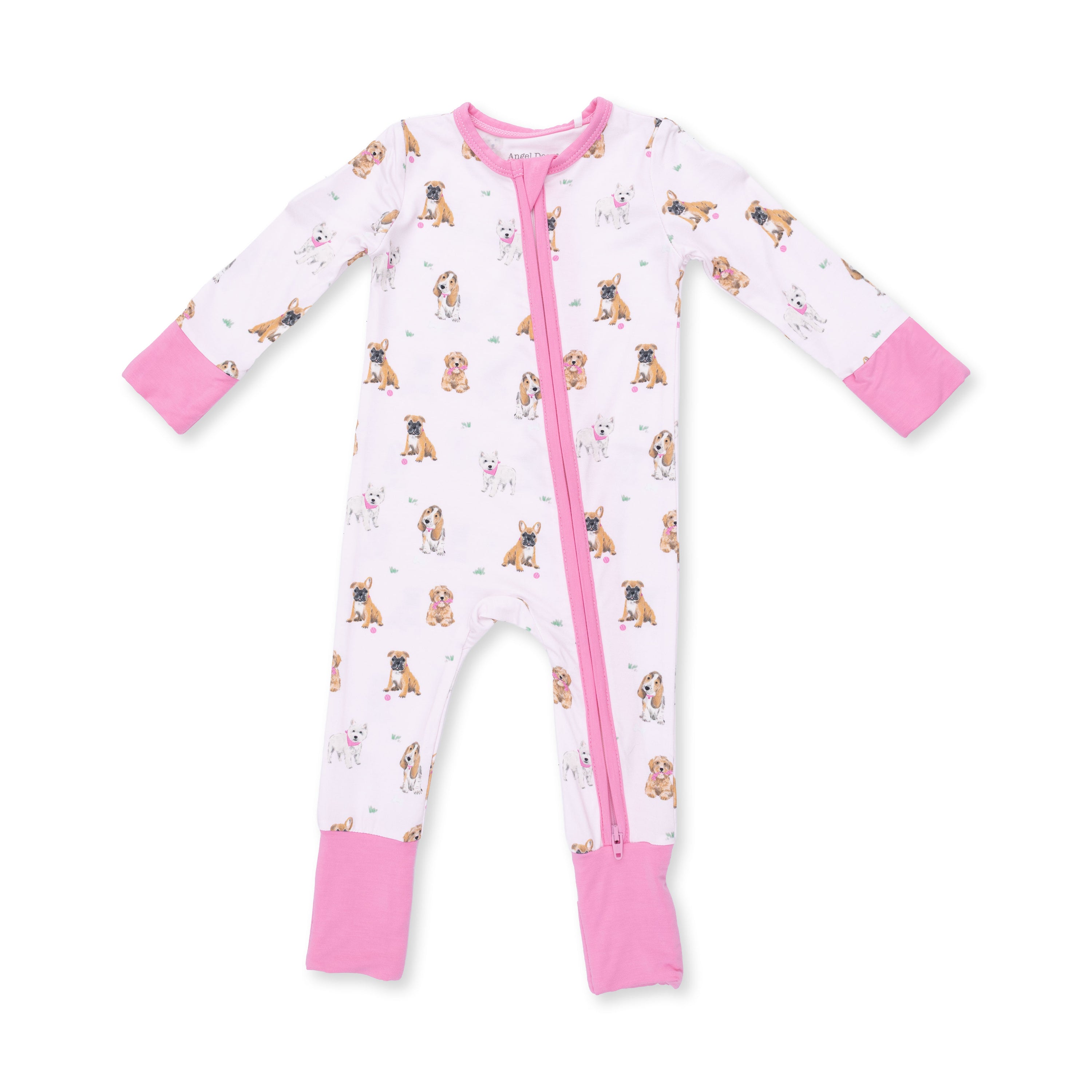 Bestie Dogs Pink Convertible Romper