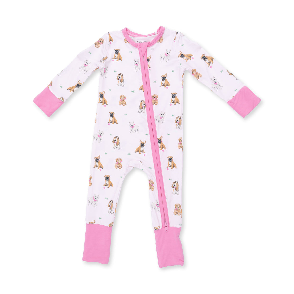 Bestie Dogs Pink Convertible Romper