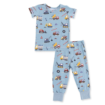 Crayon Construction Short Sleeve Loungewear Set